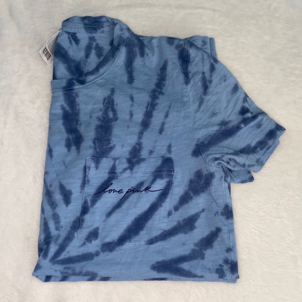 Pink/ Victoria secret tie dye shirt